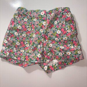 Mini Boden Floral Chino Shorts with Pockets size 5Y